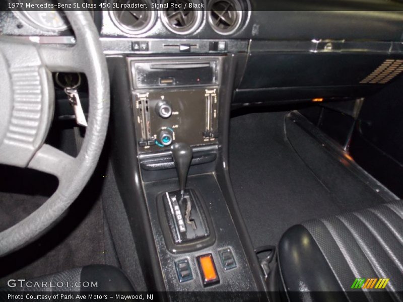 Controls of 1977 SL Class 450 SL roadster