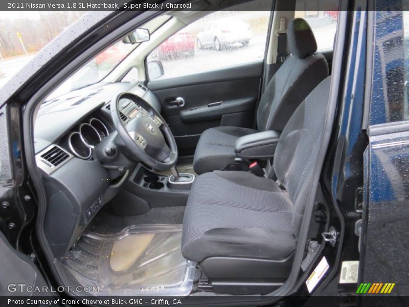 Super Black / Charcoal 2011 Nissan Versa 1.8 SL Hatchback