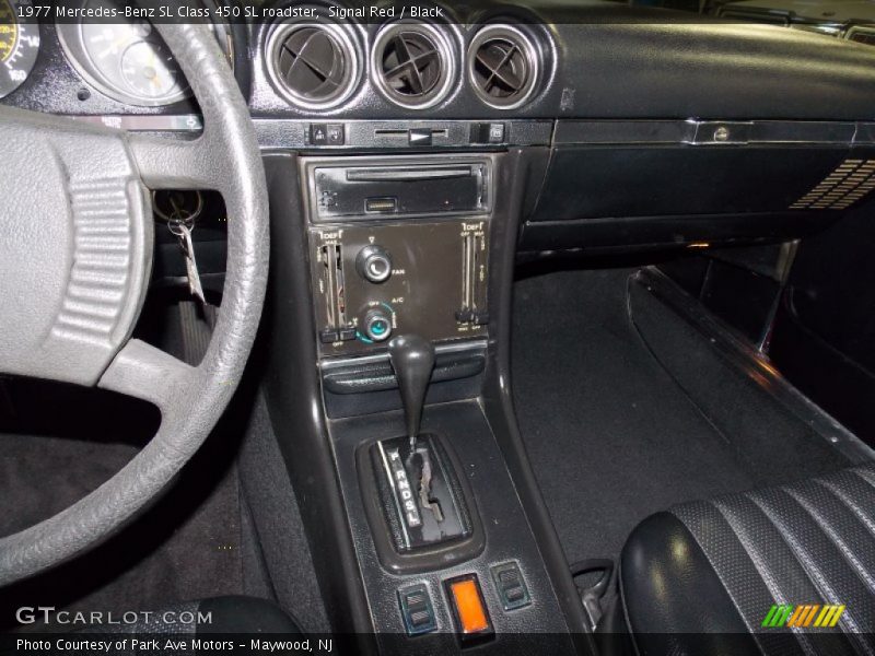 Controls of 1977 SL Class 450 SL roadster