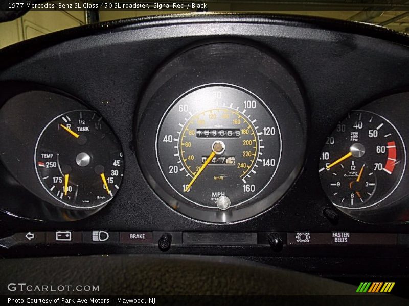  1977 SL Class 450 SL roadster 450 SL roadster Gauges