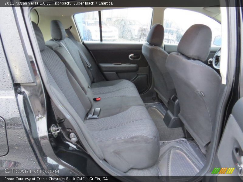 Super Black / Charcoal 2011 Nissan Versa 1.8 SL Hatchback