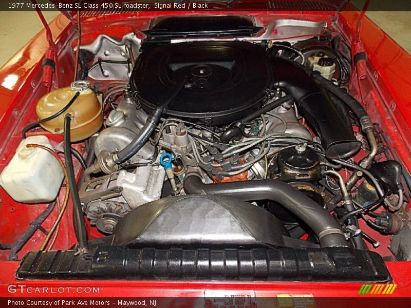  1977 SL Class 450 SL roadster Engine - 4.5 Liter SOHC 16-Valve V8