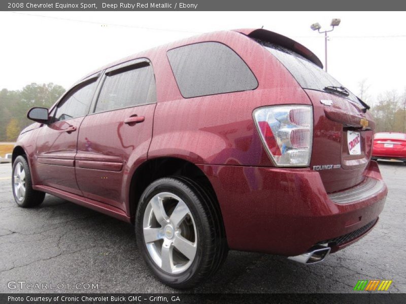 Deep Ruby Red Metallic / Ebony 2008 Chevrolet Equinox Sport