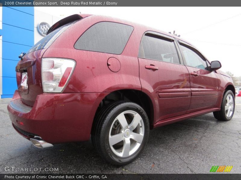 Deep Ruby Red Metallic / Ebony 2008 Chevrolet Equinox Sport