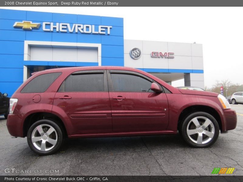 Deep Ruby Red Metallic / Ebony 2008 Chevrolet Equinox Sport