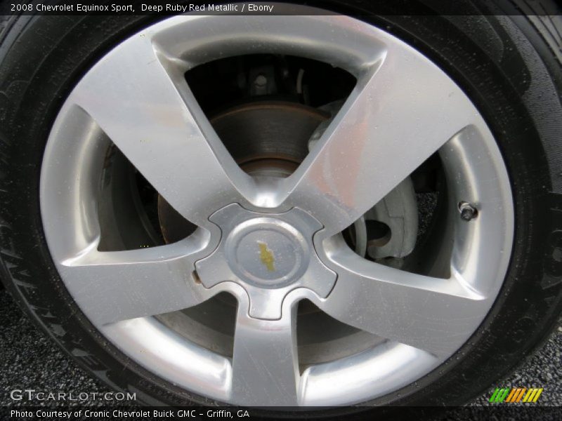 Deep Ruby Red Metallic / Ebony 2008 Chevrolet Equinox Sport