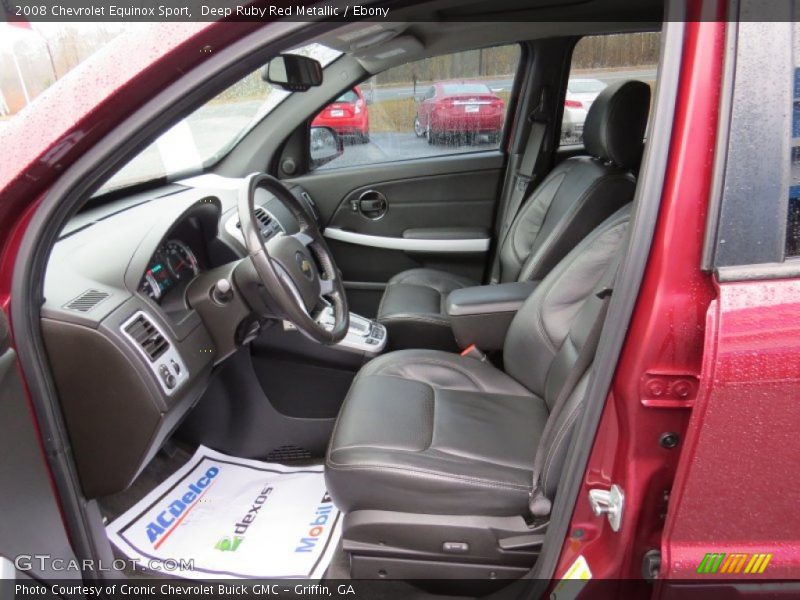 Deep Ruby Red Metallic / Ebony 2008 Chevrolet Equinox Sport