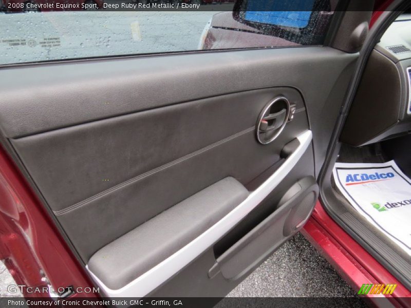 Deep Ruby Red Metallic / Ebony 2008 Chevrolet Equinox Sport