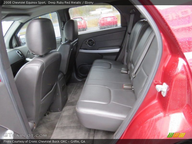 Deep Ruby Red Metallic / Ebony 2008 Chevrolet Equinox Sport