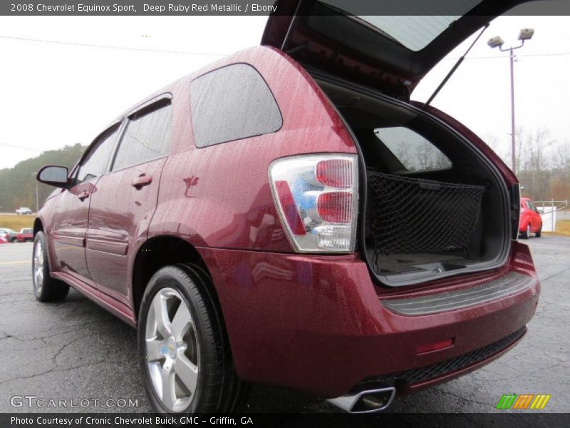 Deep Ruby Red Metallic / Ebony 2008 Chevrolet Equinox Sport
