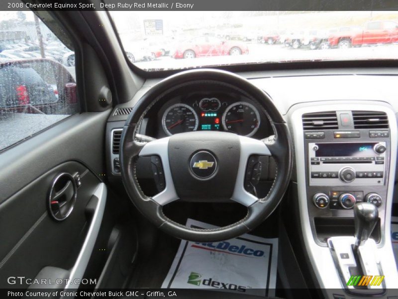 Deep Ruby Red Metallic / Ebony 2008 Chevrolet Equinox Sport