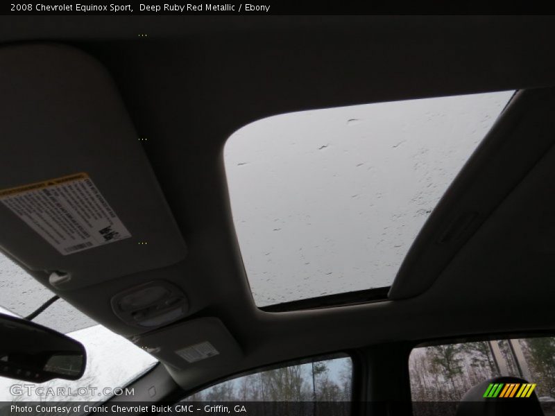 Deep Ruby Red Metallic / Ebony 2008 Chevrolet Equinox Sport