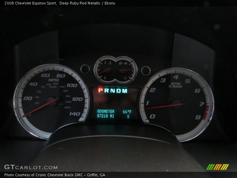 Deep Ruby Red Metallic / Ebony 2008 Chevrolet Equinox Sport
