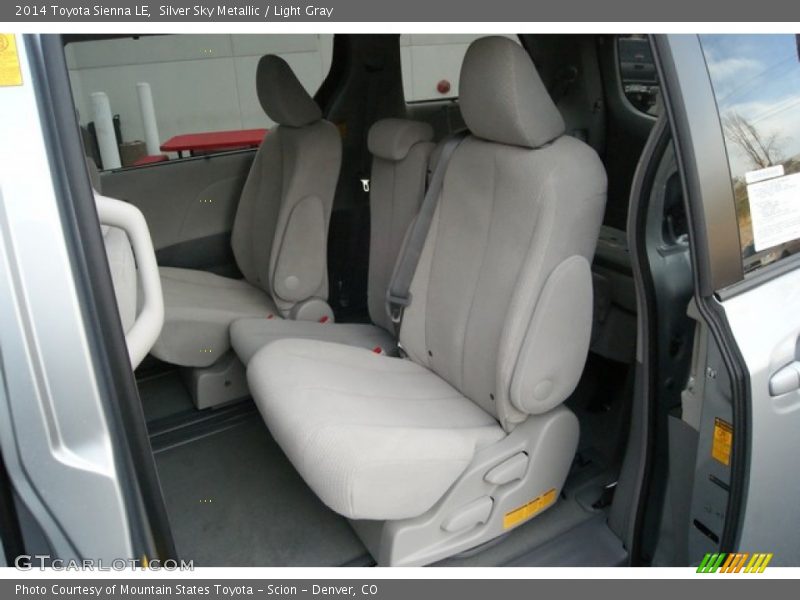 Silver Sky Metallic / Light Gray 2014 Toyota Sienna LE