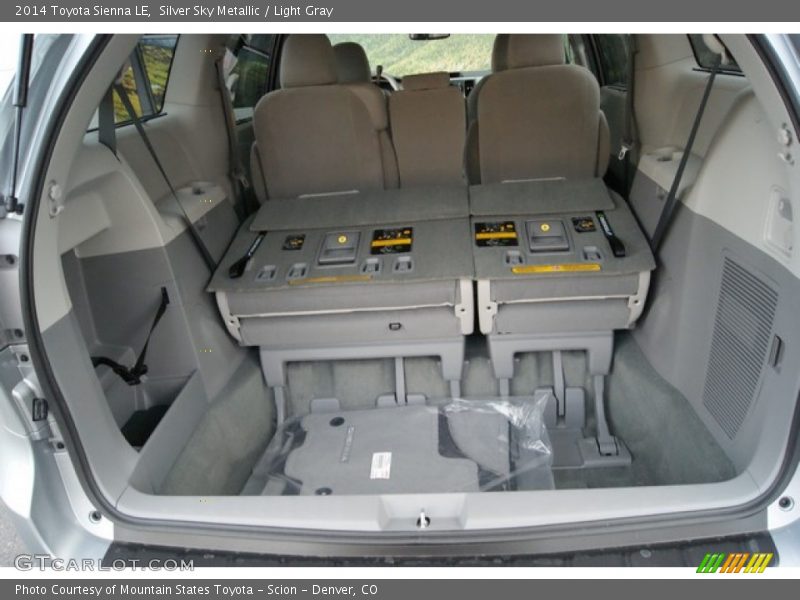 Silver Sky Metallic / Light Gray 2014 Toyota Sienna LE