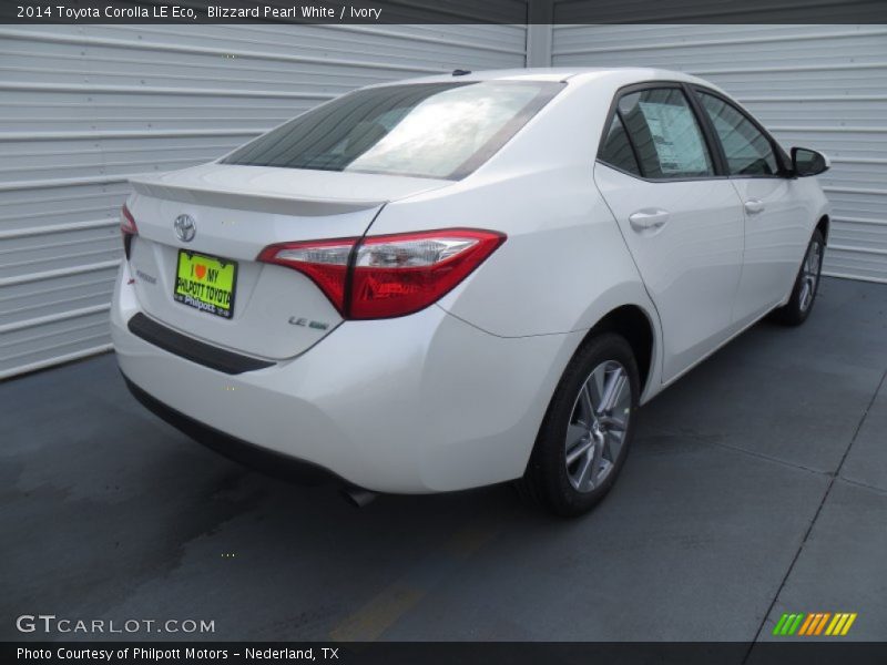 Blizzard Pearl White / Ivory 2014 Toyota Corolla LE Eco