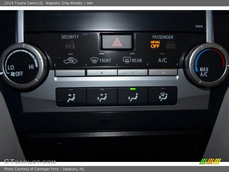 Magnetic Gray Metallic / Ash 2014 Toyota Camry LE