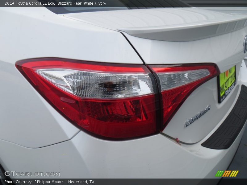 Blizzard Pearl White / Ivory 2014 Toyota Corolla LE Eco