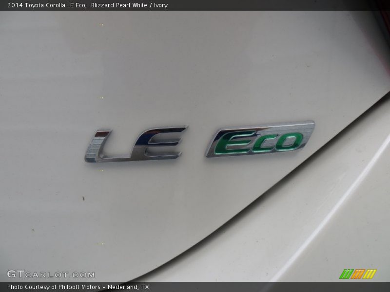 Blizzard Pearl White / Ivory 2014 Toyota Corolla LE Eco