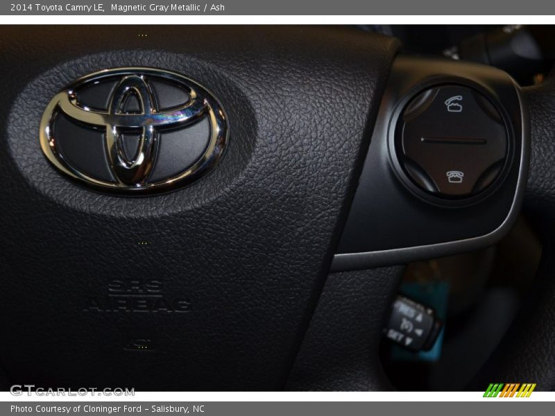 Magnetic Gray Metallic / Ash 2014 Toyota Camry LE