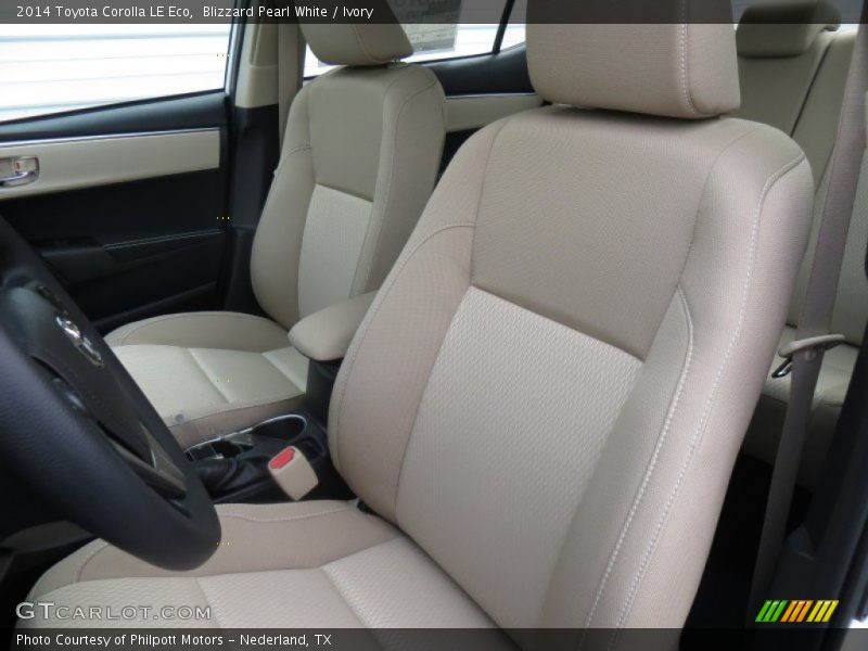 Blizzard Pearl White / Ivory 2014 Toyota Corolla LE Eco