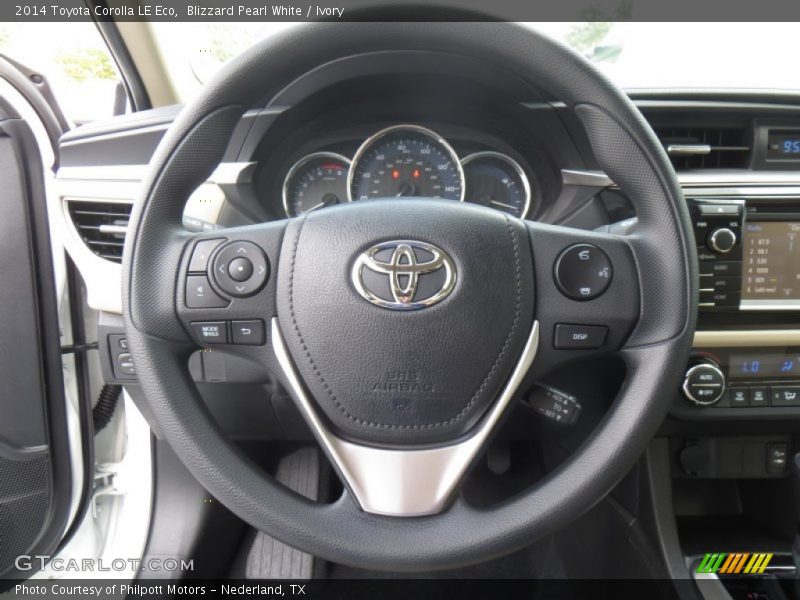 Blizzard Pearl White / Ivory 2014 Toyota Corolla LE Eco