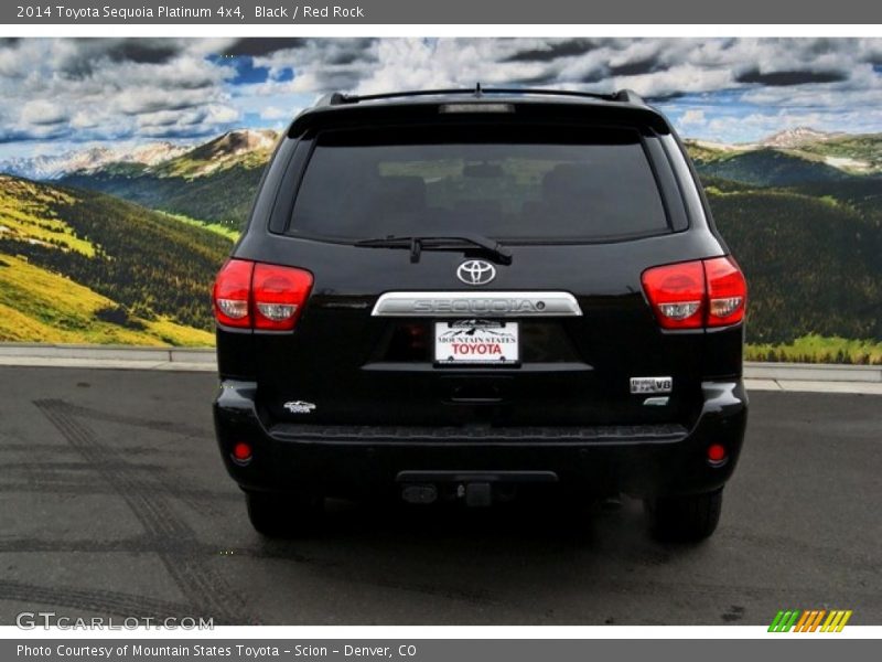 Black / Red Rock 2014 Toyota Sequoia Platinum 4x4