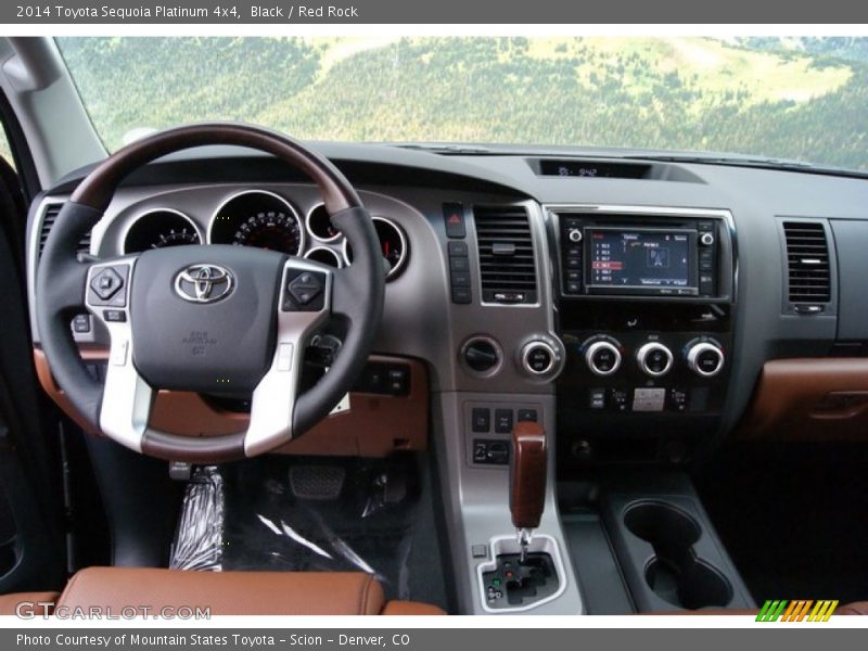 Dashboard of 2014 Sequoia Platinum 4x4
