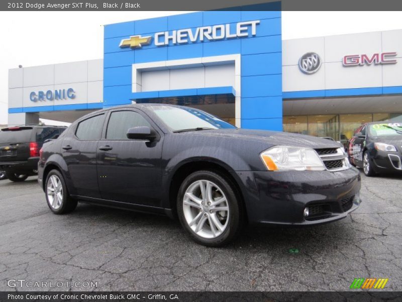 Black / Black 2012 Dodge Avenger SXT Plus