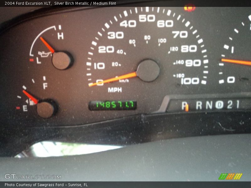 Silver Birch Metallic / Medium Flint 2004 Ford Excursion XLT