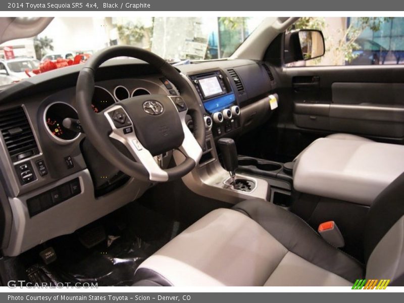 Graphite Interior - 2014 Sequoia SR5 4x4 