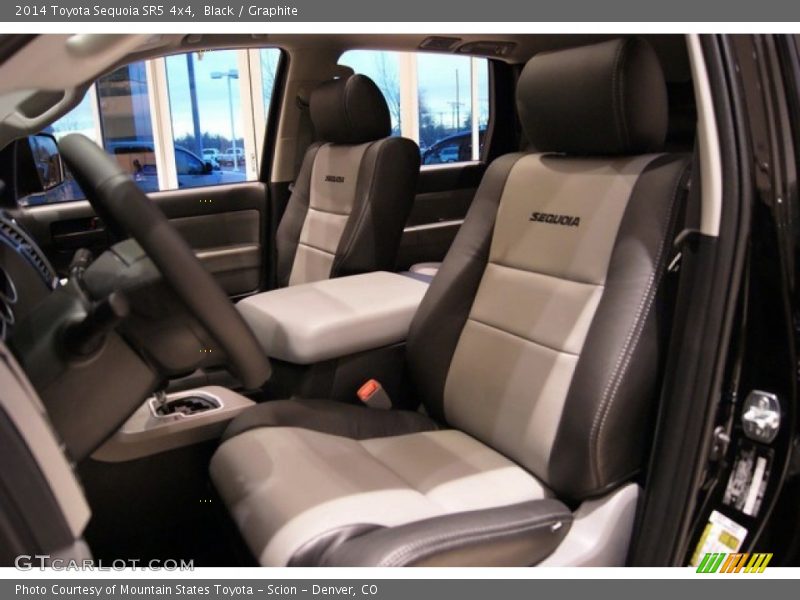 Front Seat of 2014 Sequoia SR5 4x4