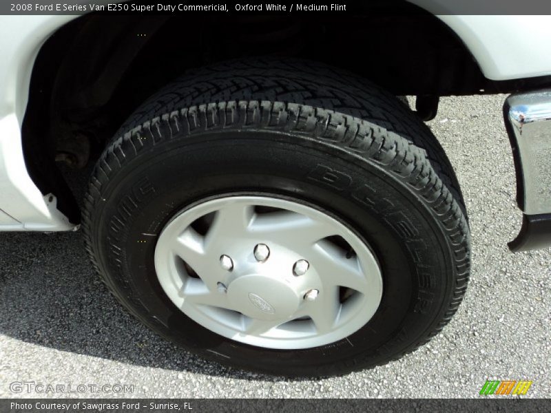 Oxford White / Medium Flint 2008 Ford E Series Van E250 Super Duty Commericial