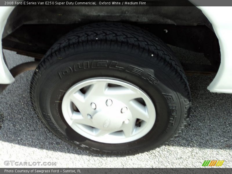 Oxford White / Medium Flint 2008 Ford E Series Van E250 Super Duty Commericial