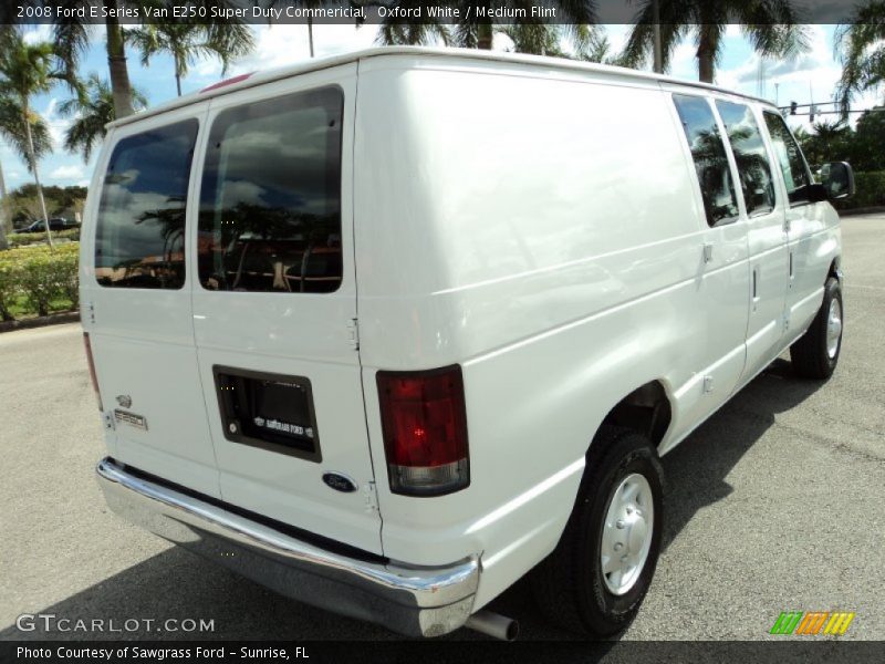 Oxford White / Medium Flint 2008 Ford E Series Van E250 Super Duty Commericial