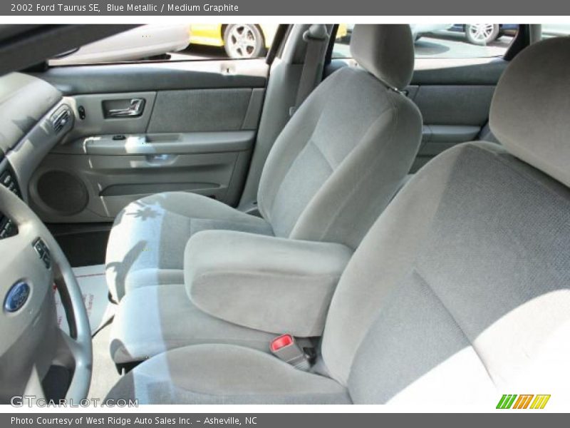 Blue Metallic / Medium Graphite 2002 Ford Taurus SE
