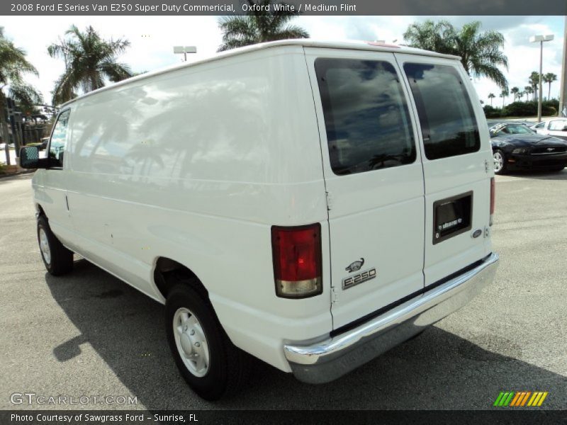Oxford White / Medium Flint 2008 Ford E Series Van E250 Super Duty Commericial