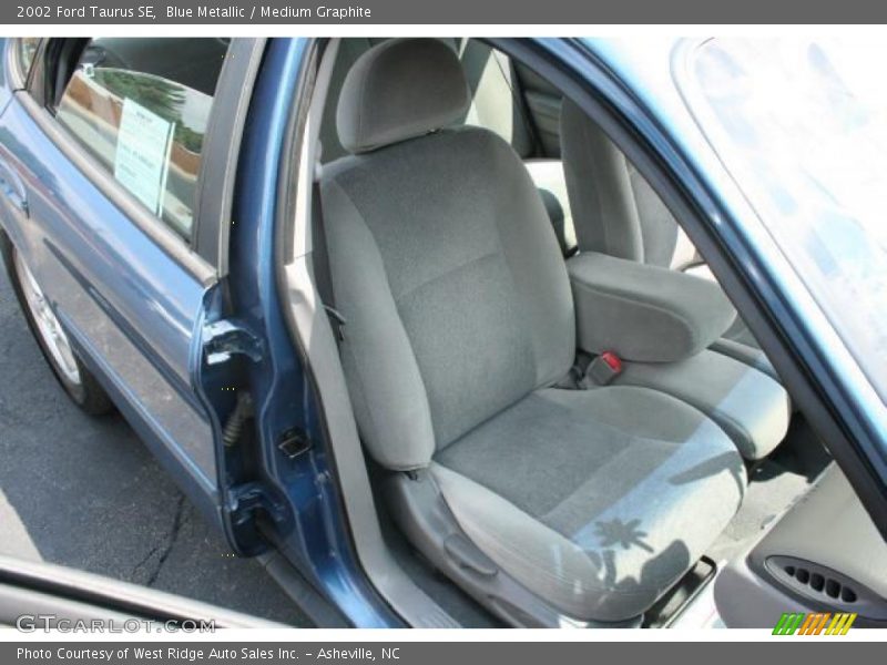 Blue Metallic / Medium Graphite 2002 Ford Taurus SE