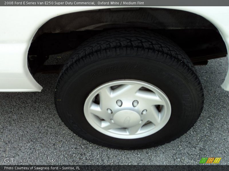 Oxford White / Medium Flint 2008 Ford E Series Van E250 Super Duty Commericial