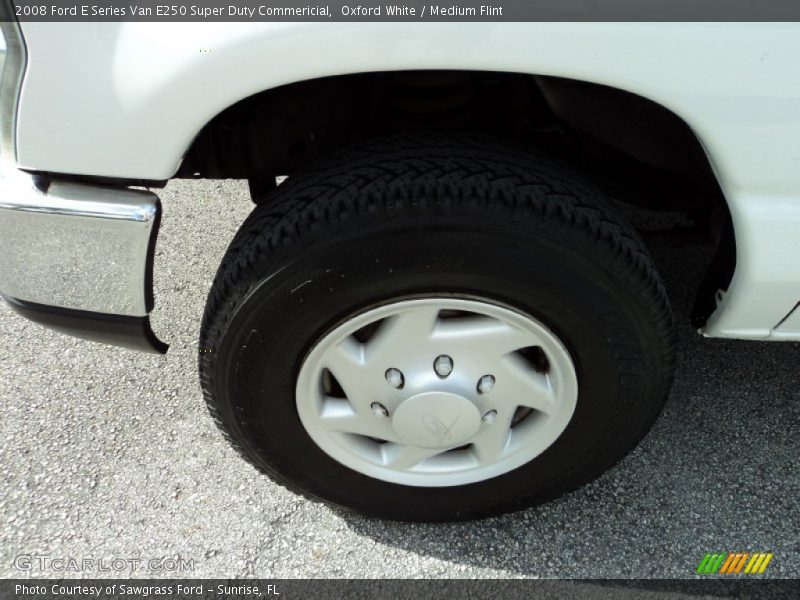 Oxford White / Medium Flint 2008 Ford E Series Van E250 Super Duty Commericial