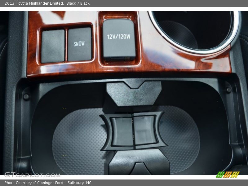 Black / Black 2013 Toyota Highlander Limited