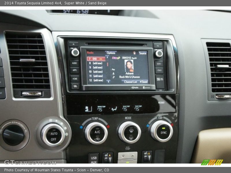 Controls of 2014 Sequoia Limited 4x4