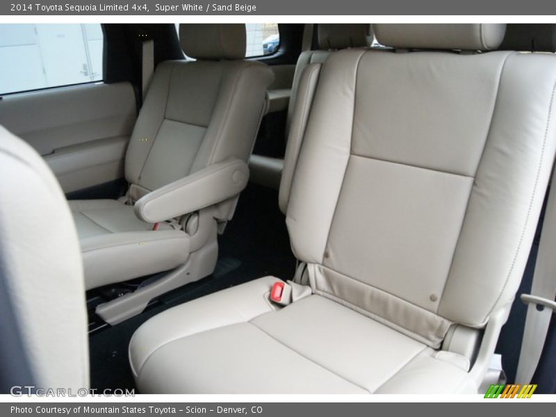 Rear Seat of 2014 Sequoia Limited 4x4