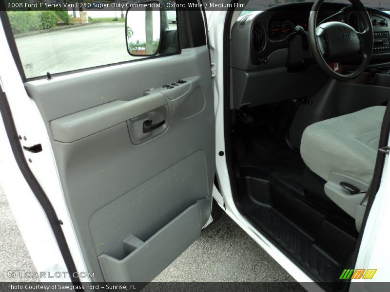 Oxford White / Medium Flint 2008 Ford E Series Van E250 Super Duty Commericial
