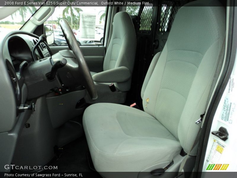 Oxford White / Medium Flint 2008 Ford E Series Van E250 Super Duty Commericial