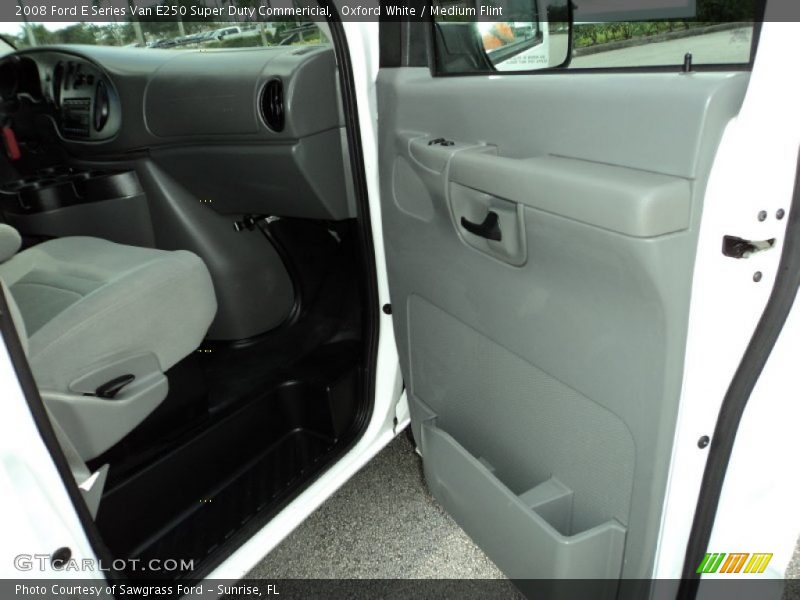 Oxford White / Medium Flint 2008 Ford E Series Van E250 Super Duty Commericial