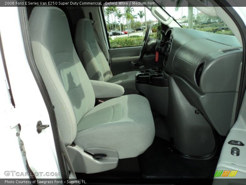 Oxford White / Medium Flint 2008 Ford E Series Van E250 Super Duty Commericial