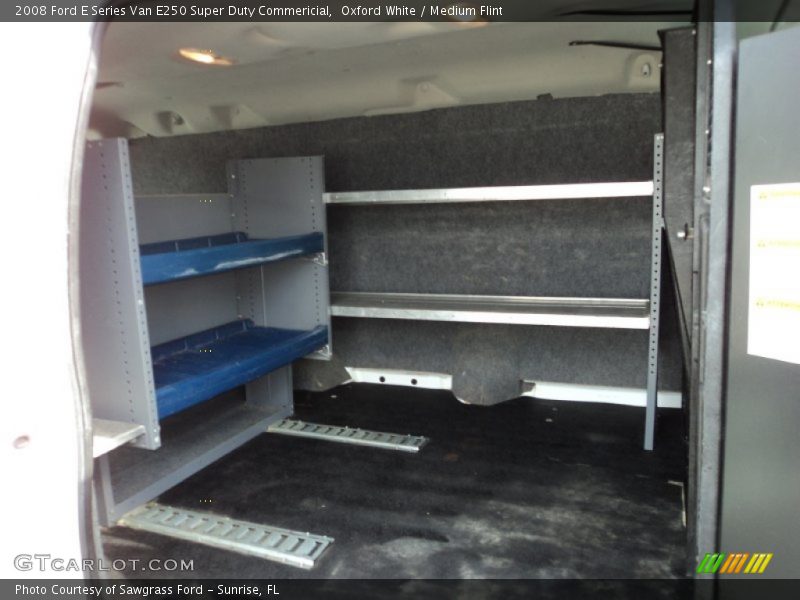 Oxford White / Medium Flint 2008 Ford E Series Van E250 Super Duty Commericial