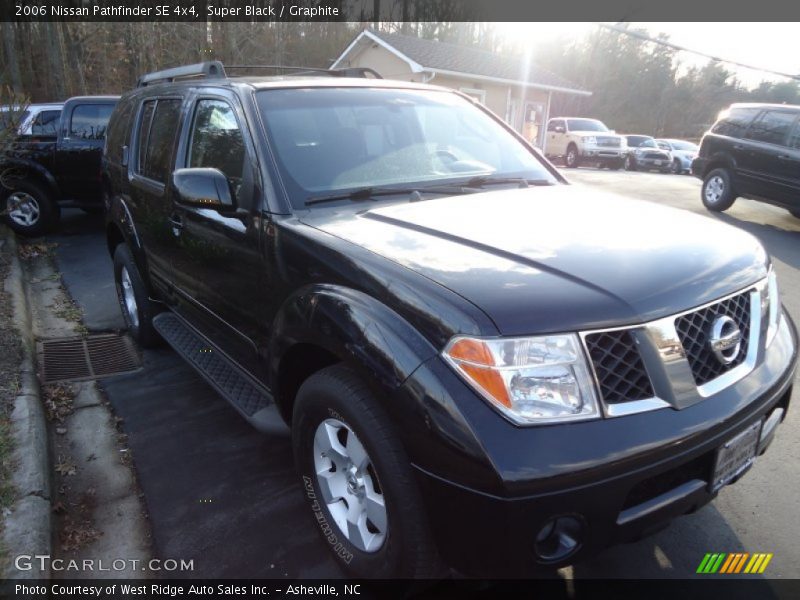 Super Black / Graphite 2006 Nissan Pathfinder SE 4x4