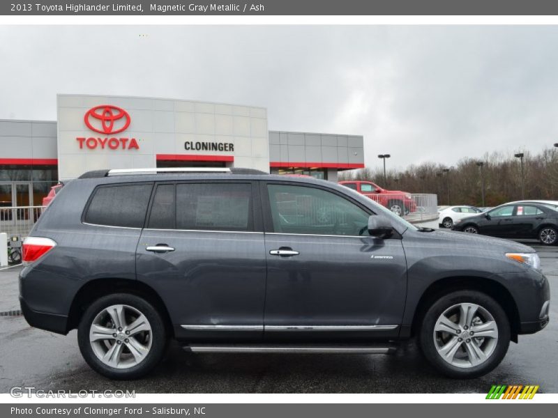 Magnetic Gray Metallic / Ash 2013 Toyota Highlander Limited